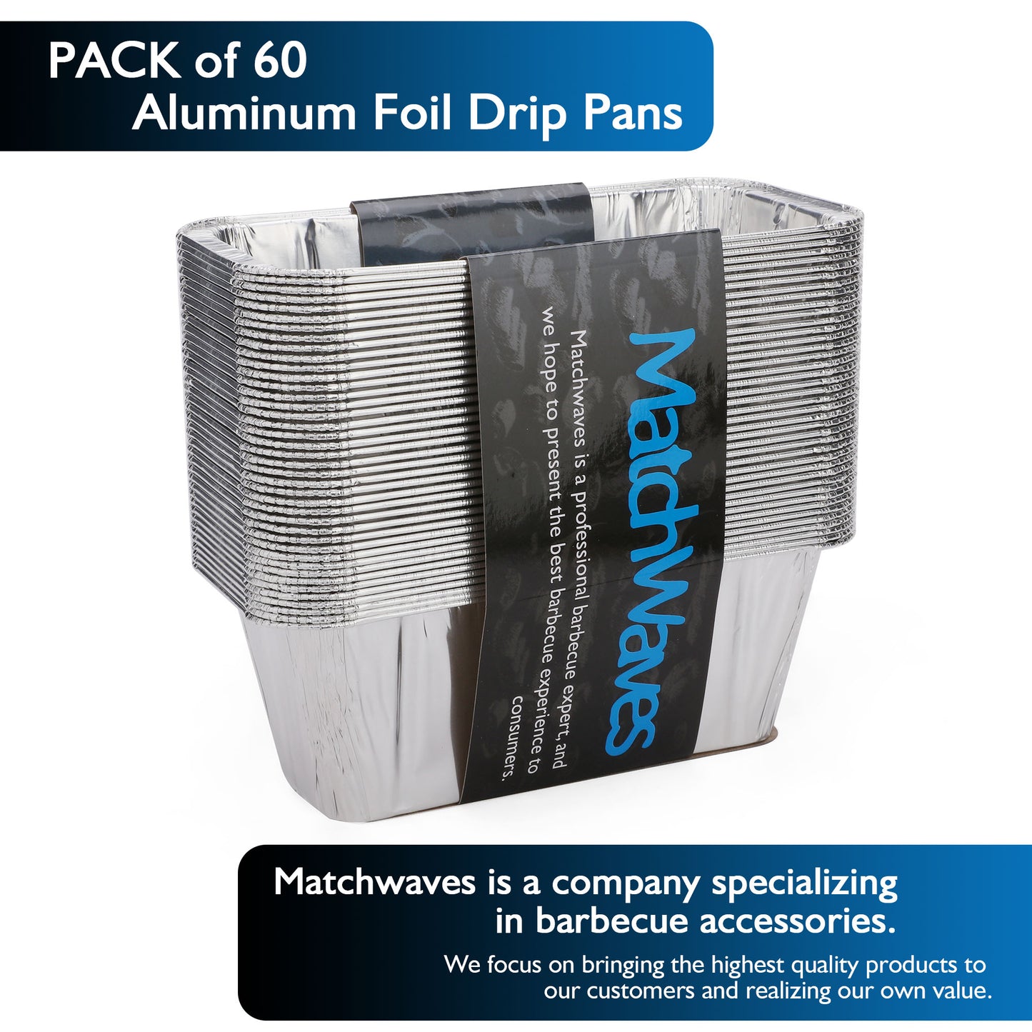 Heavy-Duty Griddle Grease Cup Liners Aluminum Drip Pans for Blackstone 28" & 36"