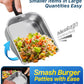 3-in-1 Griddle Scoop For Blackstone Extra-Large Stainless Steel Food Mover & Sifter