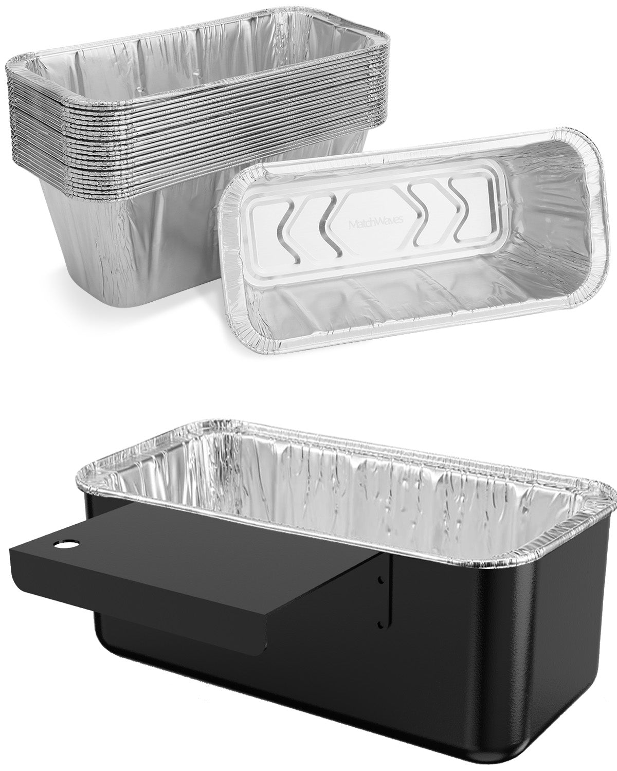 Ultimate Griddle Grease Management Kit- Grease Cup + 20 Leak-Proof Foil Liners For Blackstone 28" & 36" Griddles