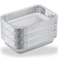 Heavy-Duty Aluminum Drip Pans Grease Liners for Weber Grills (8.6" x 6")