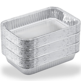 Heavy-Duty Aluminum Drip Pans Grease Liners for Weber Grills (8.6" x 6")