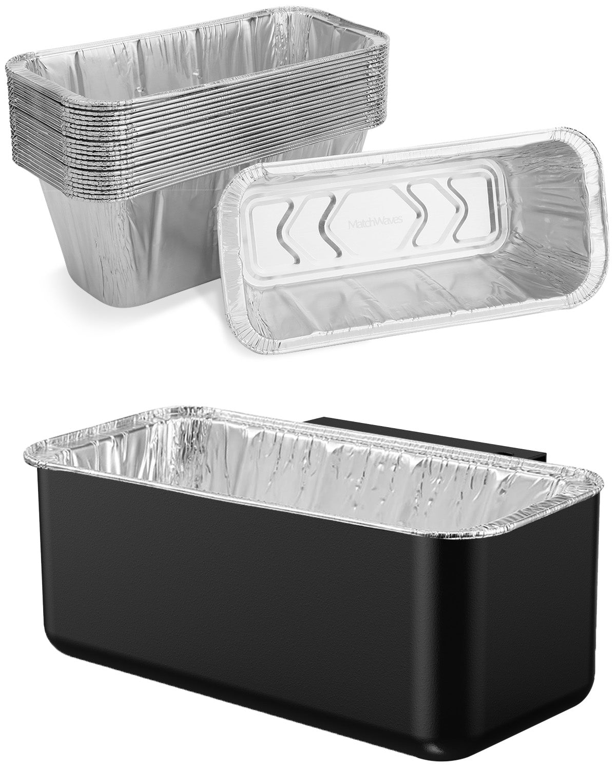 Ultimate Griddle Grease Management Kit- Grease Cup + 20 Leak-Proof Foil Liners For Blackstone 28" & 36" Griddles