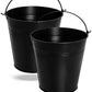 Matchwaves Steel Grease Bucket + Foil Liners Cleanup Kit For Traeger, Pit Boss, Z Grills & More