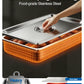 Matchwaves 6-Piece Stainless Steel Grill Prep & Serve Trap With Lid & Dual-Sided Cutting Board