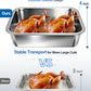 Matchwaves 6-Piece Stainless Steel Grill Prep & Serve Trap With Lid & Dual-Sided Cutting Board
