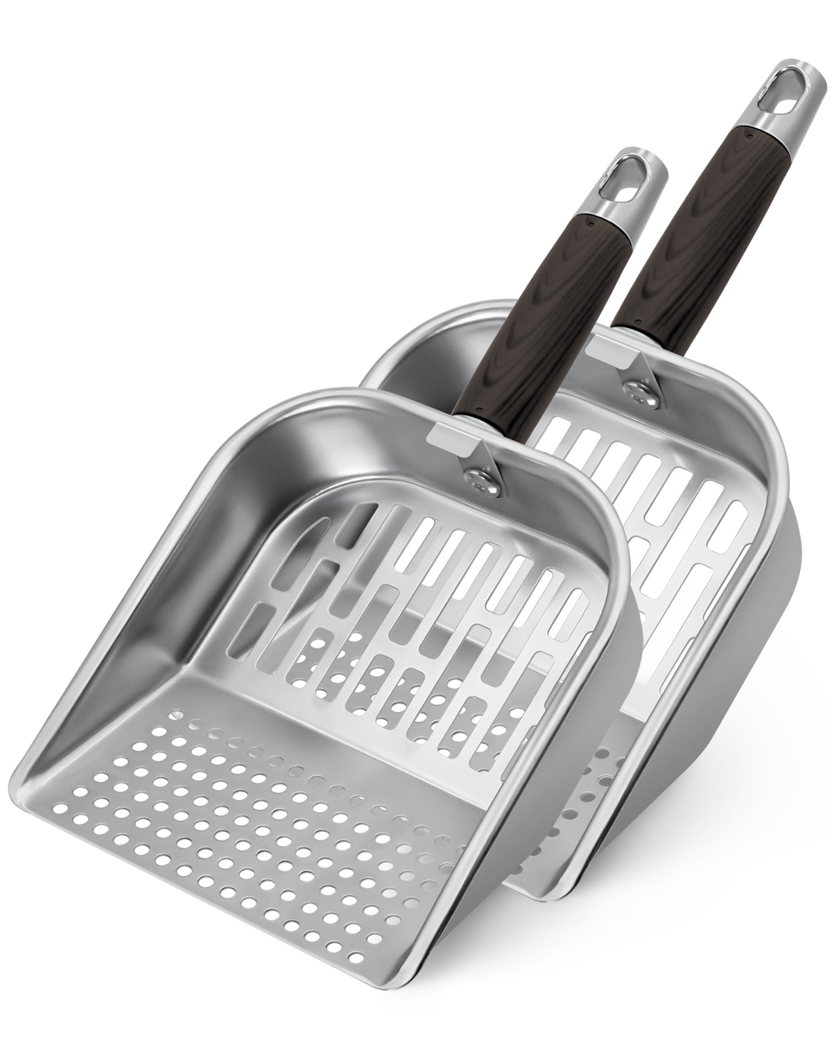 3-in-1 Griddle Scoop For Blackstone Extra-Large Stainless Steel Food Mover & Sifter