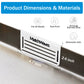 Universal Stainless Steel Grease Gate | Dual-Mode Food Blocker for Blackstone & Flat-Top Griddles