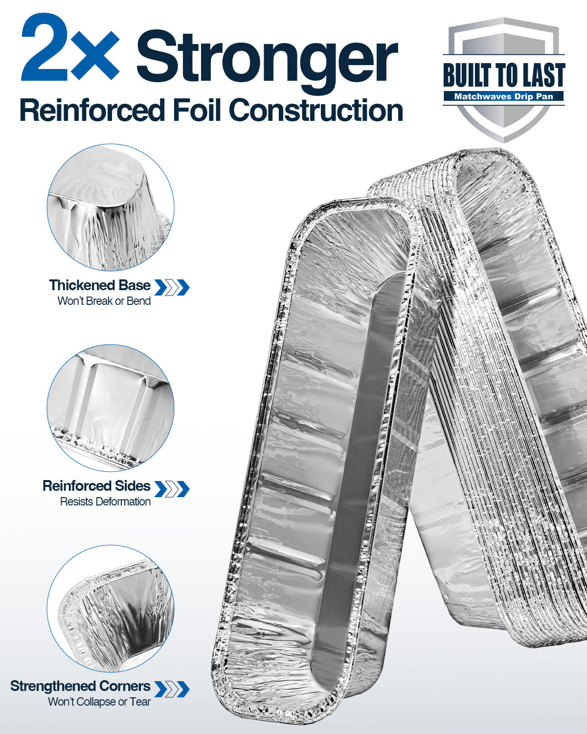 Matchwaves Grease Cup Liners for Camp Chef FTG600, FTG900 & Stove Griddles SG Series
