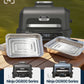 Matchwaves Drip Pan Liners for s for Ninja OG800 OG900, FlexFlame Series XSKTRYLRXL Woodfire Outdoor Grill & Smoker