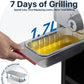 1.7L High-Capacity Drip Pans for Weber 6498, SmokeFire, Summit, Searwood & Genesis II Series