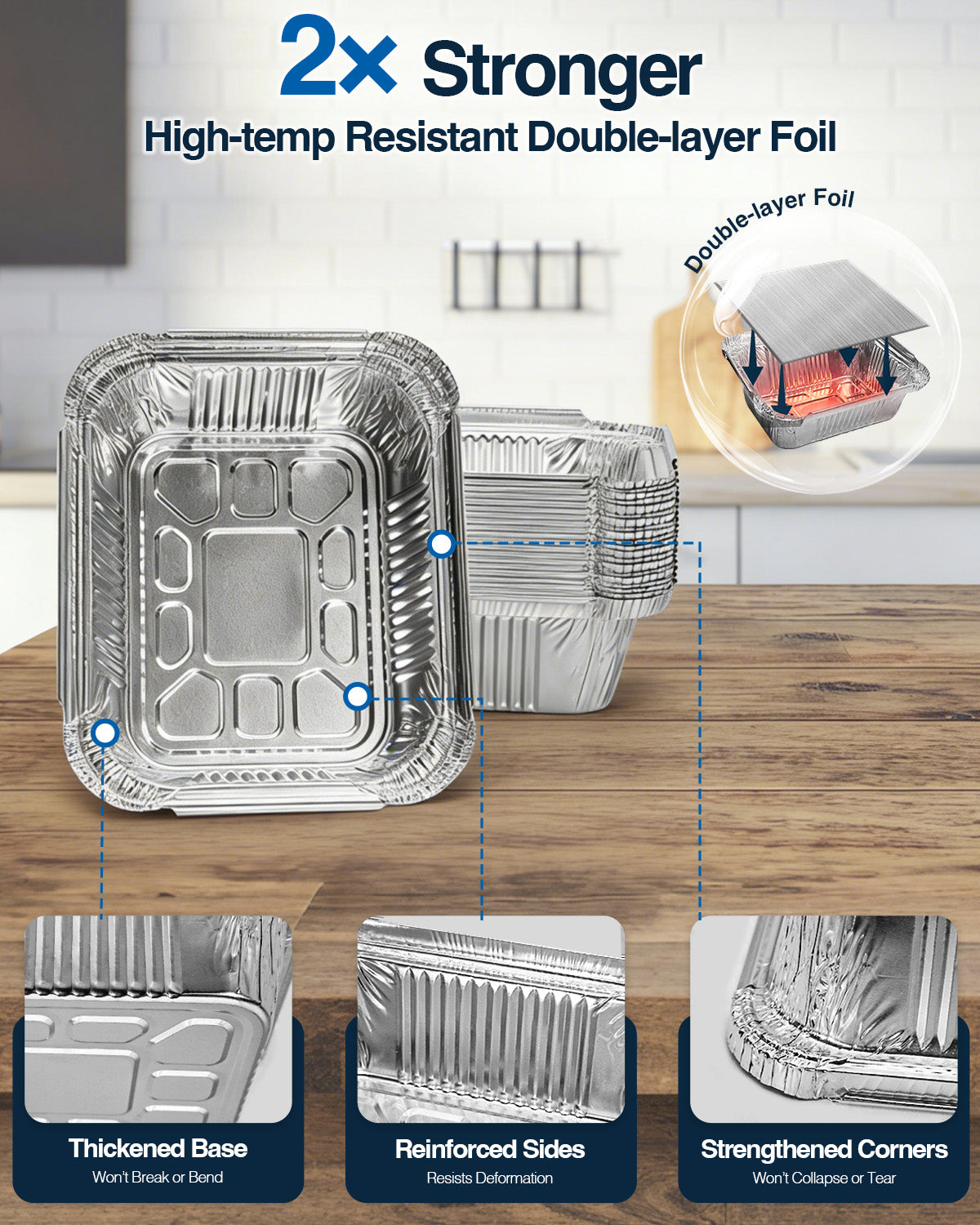 Matchwaves Grease Cup Liners Custom Fit for Nexgrill 720 Series & Cuisinart CGG-7400/8500