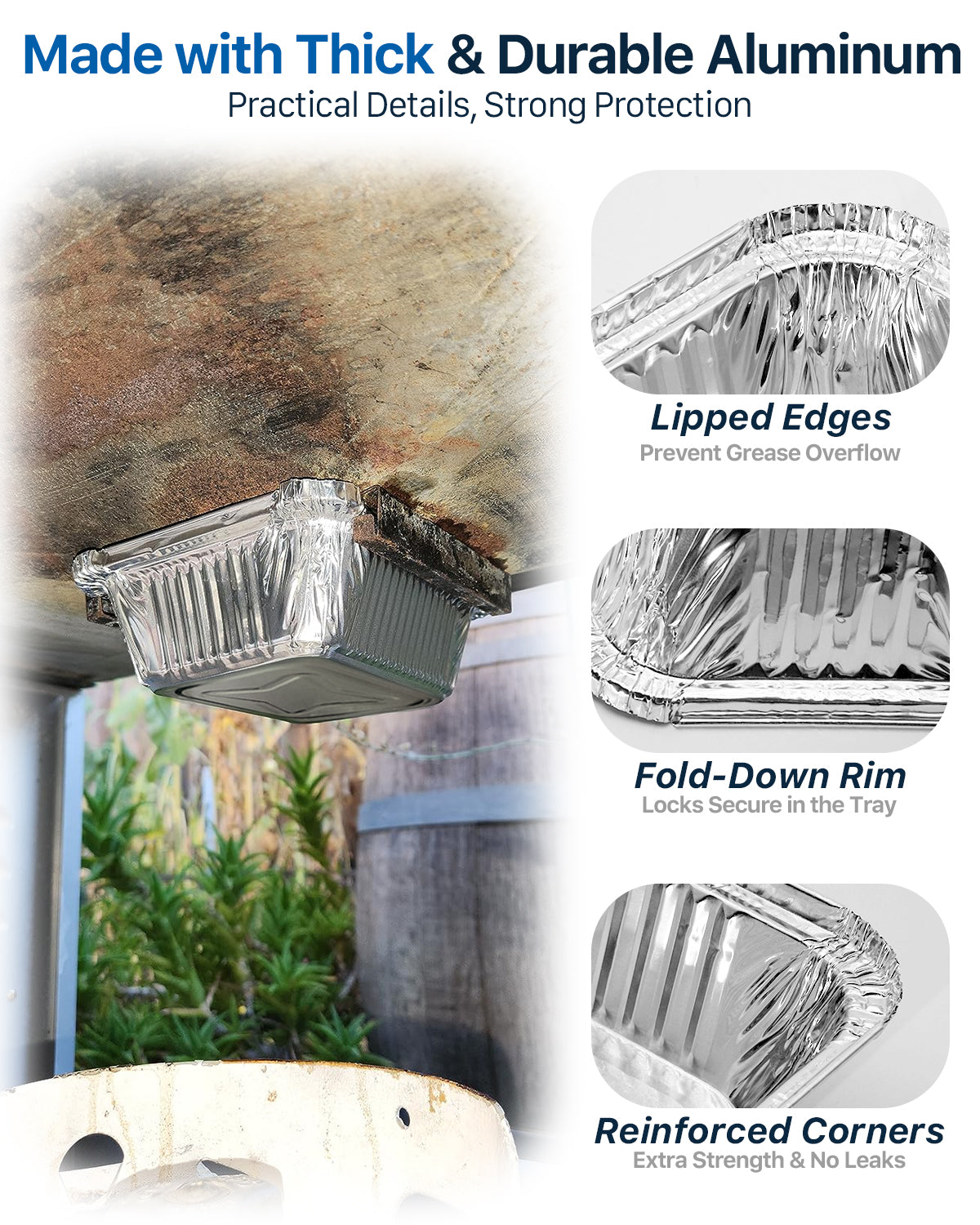 Matchwaves Drip Pan Liners for Napoleon #62007 | For Prestige, Prestige PRO, Rogue & Ultra Chef