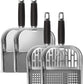 3-in-1 Griddle Scoop For Blackstone Extra-Large Stainless Steel Food Mover & Sifter