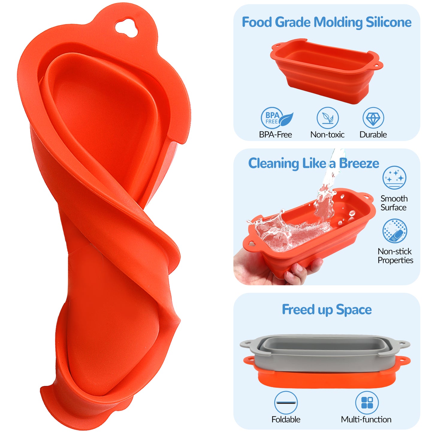 Reusable Silicone Grease Cup Liners Drip Pan for Blackstone 17"/22"/28"/36"