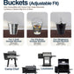 Matchwaves BAC608 Grease Bucket Liners Replacement for Traeger Timberline, Ironwood & Pellet Grills