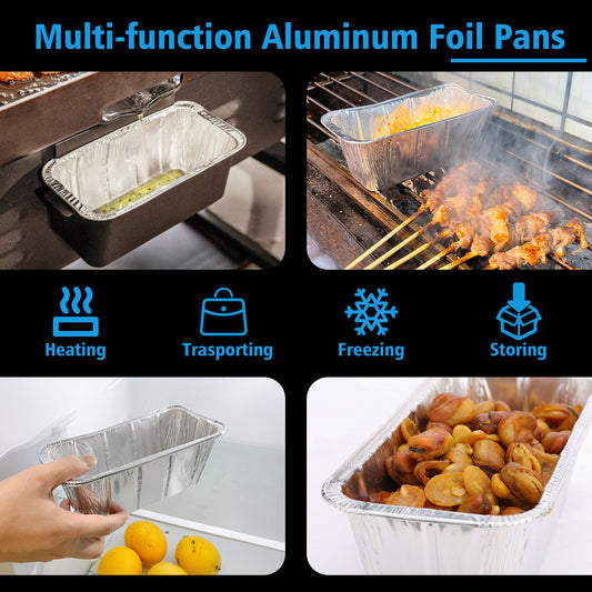 Heavy-Duty Griddle Grease Cup Liners Aluminum Drip Pans for Blackstone 28" & 36"