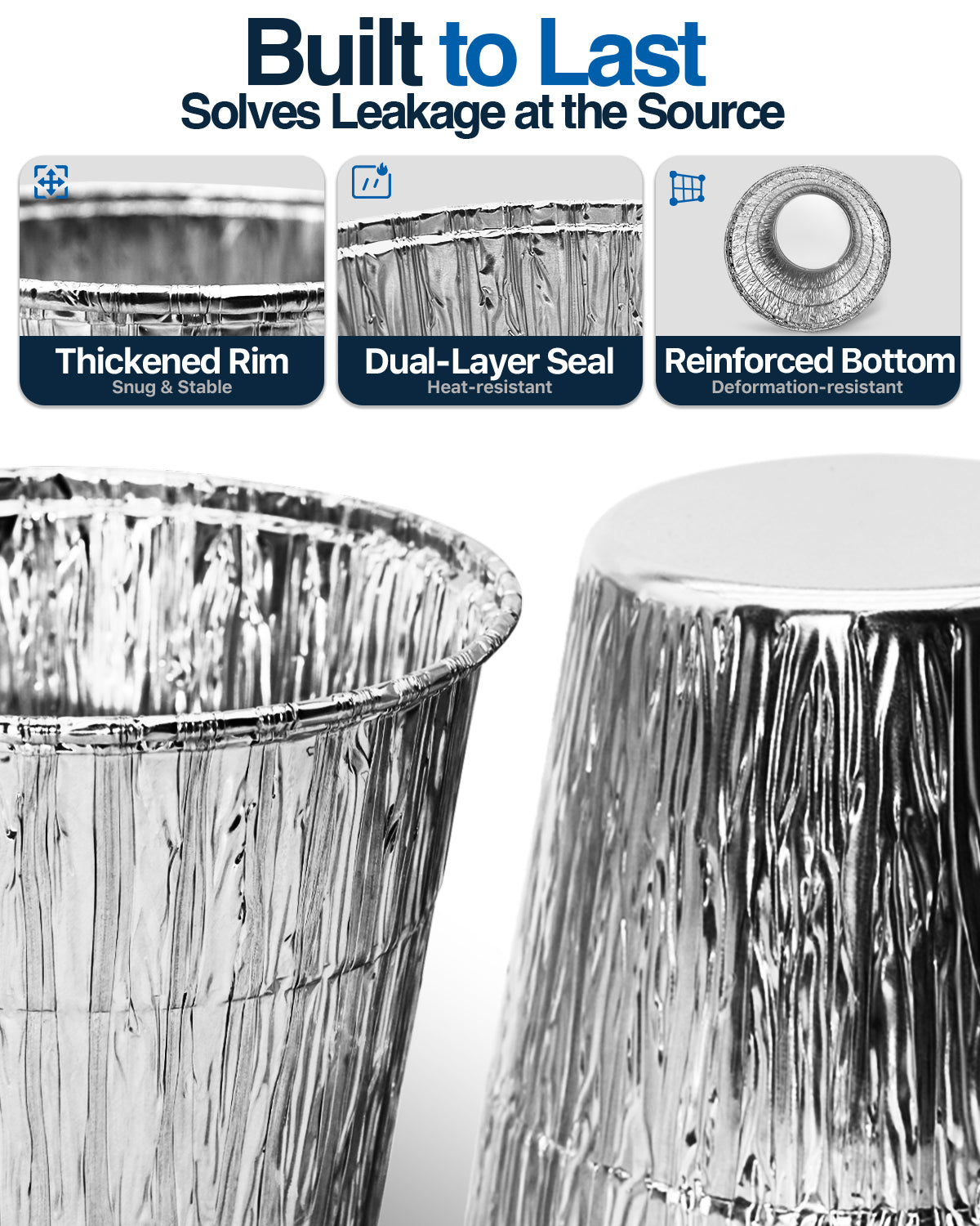 Matchwaves Steel Grease Bucket + Foil Liners Cleanup Kit For Traeger, Pit Boss, Z Grills & More