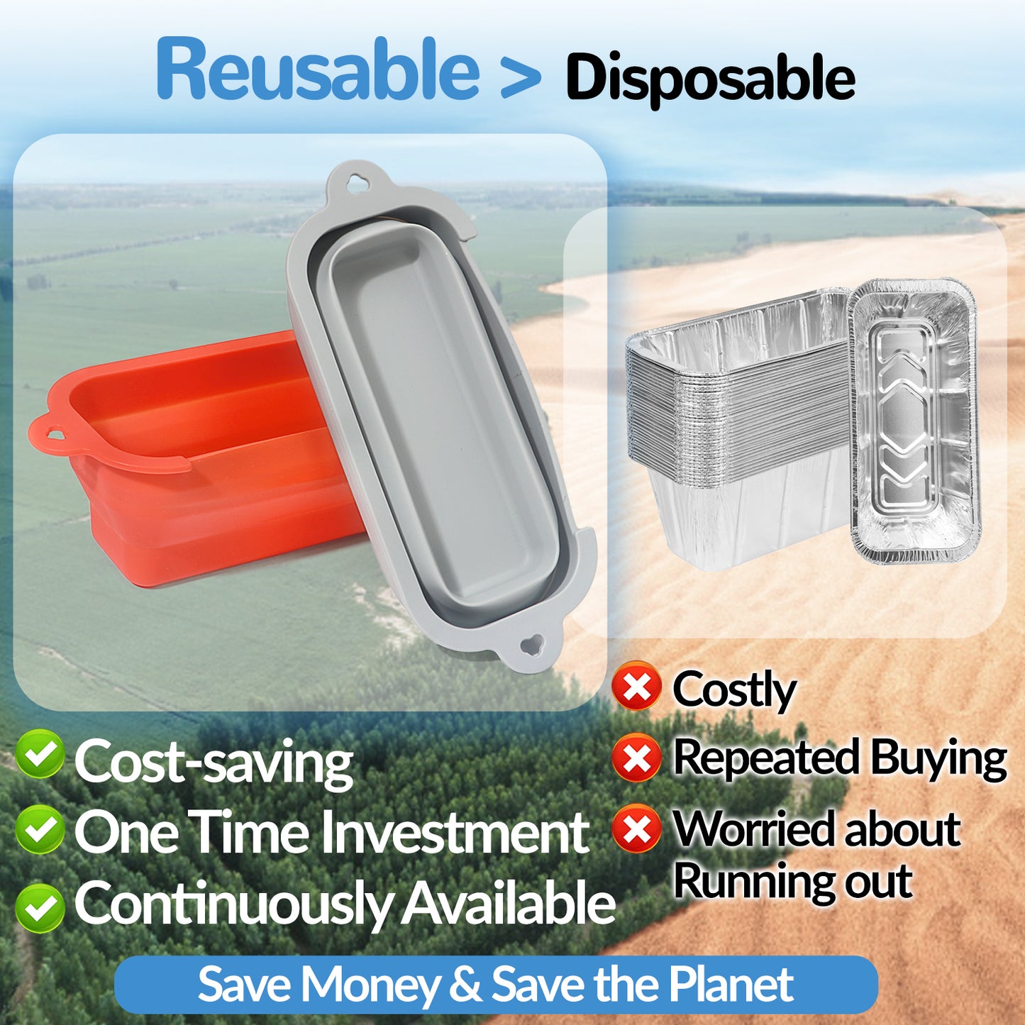 Reusable Silicone Grease Cup Liners Drip Pan for Blackstone 17"/22"/28"/36"