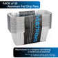 Heavy-Duty Griddle Grease Cup Liners Aluminum Drip Pans for Blackstone 28" & 36"