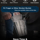 Matchwaves BAC407 Grease Bucket Liners Foil Liners for Traeger Pro, Ironwood, Pit Boss & Z Grills