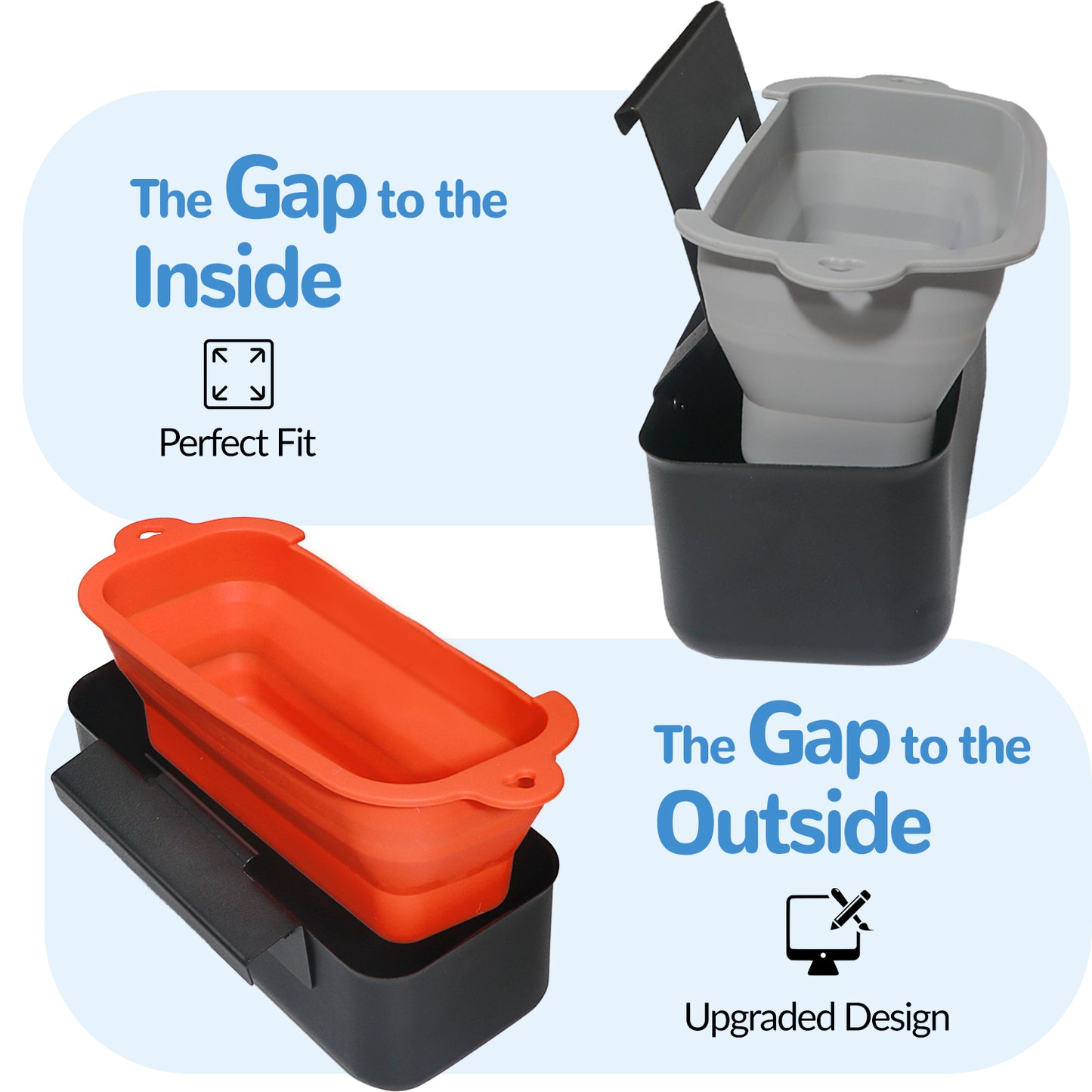 Reusable Silicone Grease Cup Liners Drip Pan for Blackstone 17"/22"/28"/36"