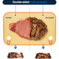 Matchwaves 6-Piece Stainless Steel Grill Prep & Serve Trap With Lid & Dual-Sided Cutting Board