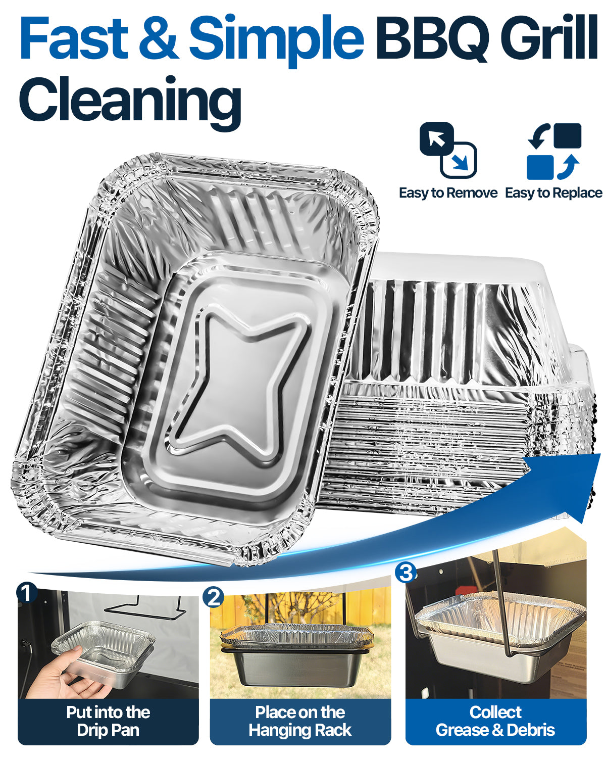 Matchwaves Drip Pan Liners for Napoleon #62007 | For Prestige, Prestige PRO, Rogue & Ultra Chef