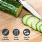 Elevated Acacia Wood Griddle Board Space-Saving Prep Station for 28" & 36" Blackstone
