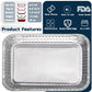 Heavy-Duty Aluminum Drip Pans Grease Liners for Weber Grills (8.6" x 6")