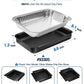 Matchwaves 93305 Griddle Cleanup Kit Catch Pan + 20 Disposable Foil Liners For Weber Genesis, Spirit & Summit