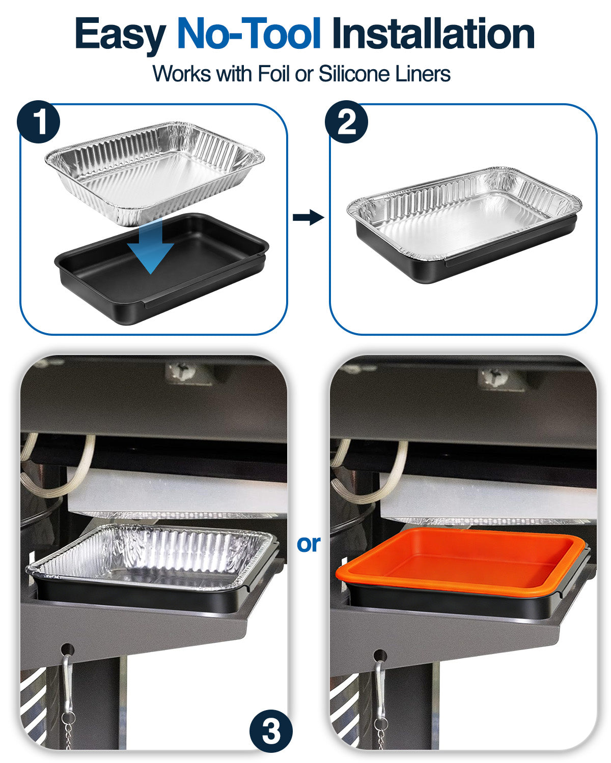 Matchwaves 93305 Grease Catch Pan for Weber Genesis, Spirit & Summit Series