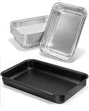 Matchwaves 93305 Griddle Cleanup Kit Catch Pan + 20 Disposable Foil Liners For Weber Genesis, Spirit & Summit