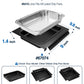 Matchwaves 67047 Griddle Cleanup Kit Catch Pan + 20 Foil Liners For Weber Spirit, Spirit II & Genesis 200/300