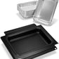 Matchwaves 80346 Portable Griddle Cleanup Kit Catch Pan + 20 Foil Liners For Weber Q100, Q120, Q1000 & Q1200 Series