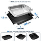 Matchwaves 80346 Portable Griddle Cleanup Kit Catch Pan + 20 Foil Liners For Weber Q100, Q120, Q1000 & Q1200 Series