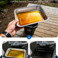 Matchwaves 80346 Portable Griddle Cleanup Kit Catch Pan + 20 Foil Liners For Weber Q100, Q120, Q1000 & Q1200 Series