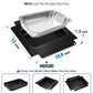 Matchwaves 80580 Cleanup Kit Catch Pan + 20 Foil Liners For Weber Q200, Q300, Q2000 & Q3000 Series