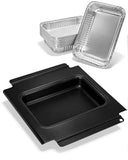 Matchwaves 80580 Cleanup Kit Catch Pan + 20 Foil Liners For Weber Q200, Q300, Q2000 & Q3000 Series
